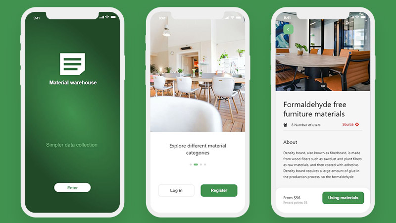 英文Material warehouse工作寻找招聘求职办公21页高保真含交互